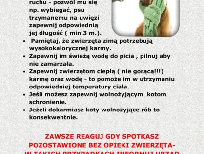 Apel Powiatowego Lekarza Weterynarii w Warszawie